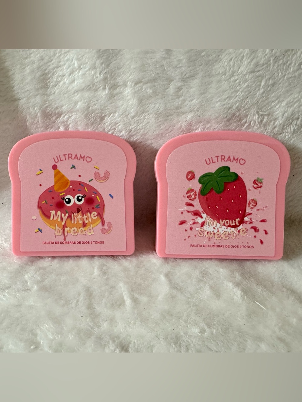 Pink Eyeshadow Palette Duo - My Little Bread & I'm Your Sweetie